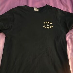 Black 'Born x Raised' T-Shirt
